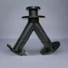 Buy cheap Sdr11 PE Y Elbow Pipe Gentain Fabricated Fitting 2mm~3mm Thickness Non toxic from wholesalers
