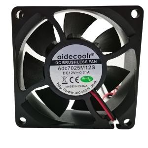 Quality Garage 7025 Small DC Cooling Fans Lightweight Electric Black Color wholesale