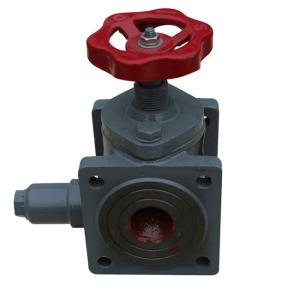 Quality Black Ductile Iron Gate Valve Wearproof Chemical Free With Screw Handle wholesale