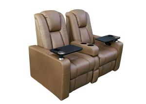 Quality Reclining 2 Seat Movie Theater Couches With Cup Holder wholesale