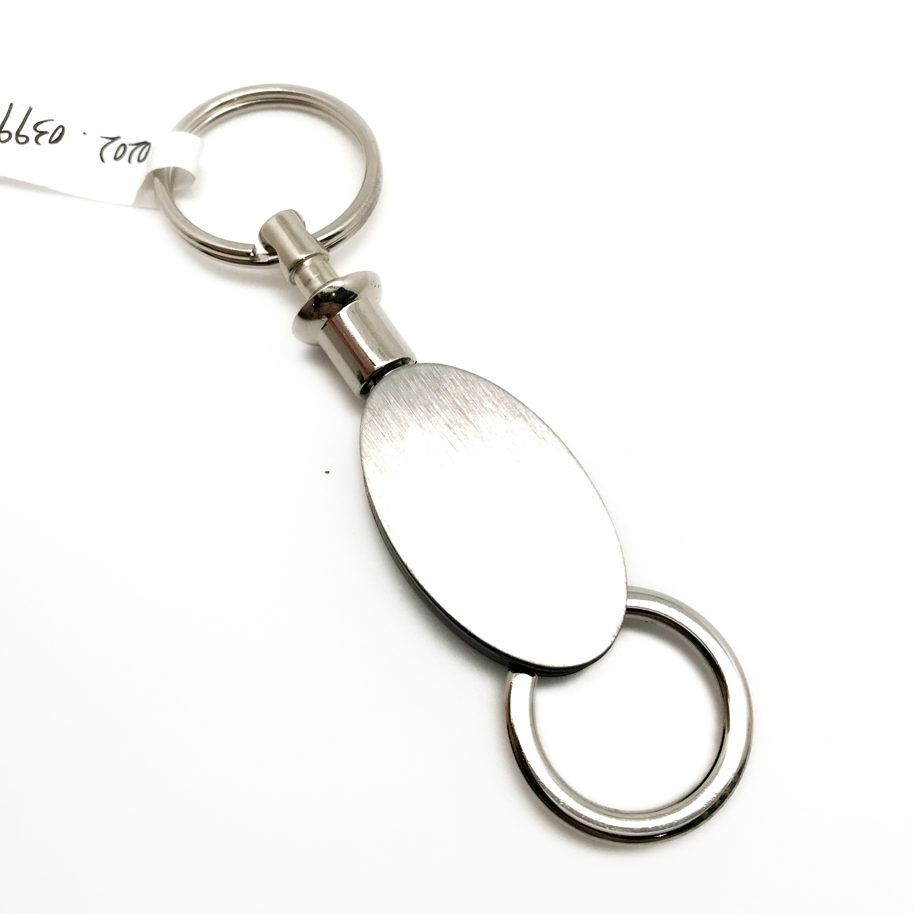 Plastic Metal Keychain Holder with 500 Pieces Minimum Order Quantity Required