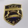 Buy cheap Customized personality golden car stickers, gold double horse stereo car logo from wholesalers