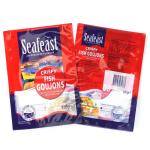 Custom Printed Vacuum Fish Chicken Frozen Food Packaging 3 Side Seal Plastic