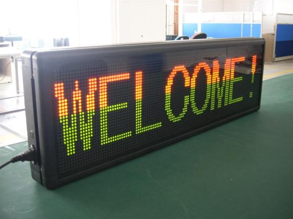 F3.75 Electronic Red Green Blue Yellow White Scrolling LED Sign High Brightness
