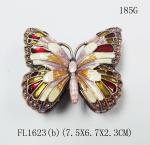 Cute butterfly shape custom portable nice hot sale jewelry box