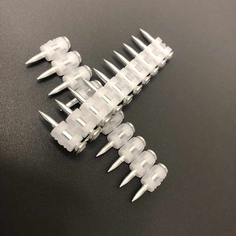 Galvanized Steel Concrete Nail Pins 6.2mm Head Collated 22mm For GX120 Tool