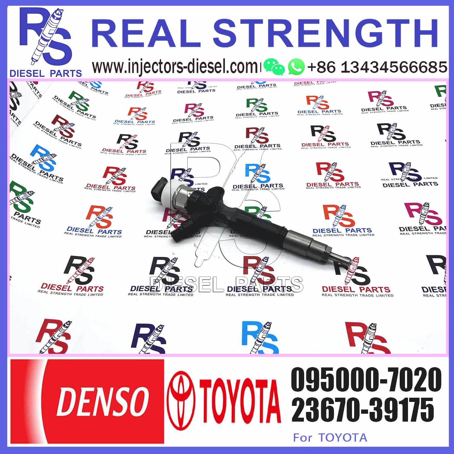 Hot Selling Diesel Injector 23670-39175 Common Rail Injector 095000-7020