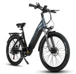 48V 17AH Battery Electric City Bike 26 Inch 7 Speed Ladies Step Through Electric
