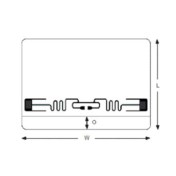 UHF RFID Sticker Tags High Performace Windshield RFID Sticker ISO18000-6C