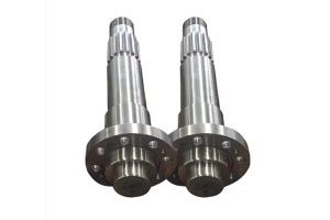 Quality Forged Steel Custom Flange Shaft with UIC/TSI Certifications wholesale