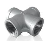 316 304 Stainless Steel Cross Pipe Fitting Thread Duplex 3/4" BSP