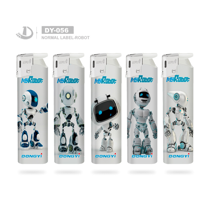 2022 Refillable Electric Lighter Transparent Color Competive Price Plastic Lighter