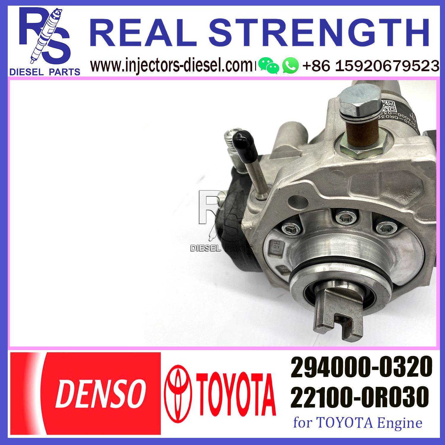 DENSO PUMP 294000-0320 Diesel Fuel HP3 pump 294000-0320 22100-0R030 23670-0R030 for TOYOTA Lexus