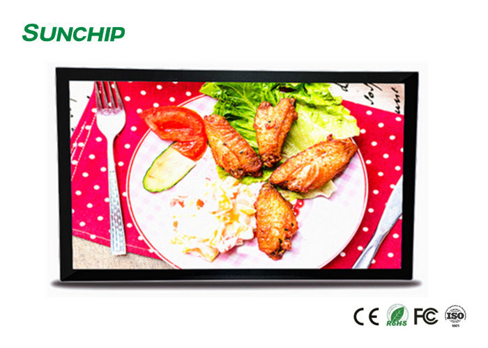 Android RK3288 Wall Mounted Advertising Display 43 Inch 450cd/M2 Infrared Touch