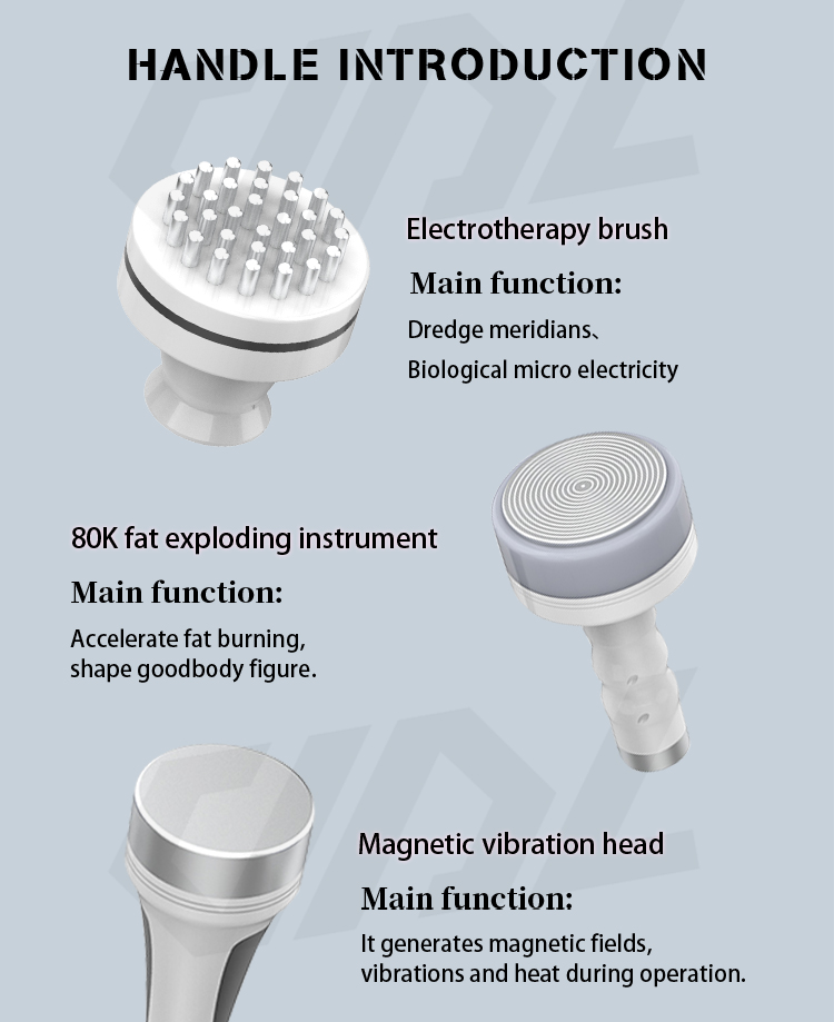 80K Vacuum Rf Slimming Weight Loss Body Slimming Machine Skin Tightening Wrinkle Removal 3D Cavitative Machine