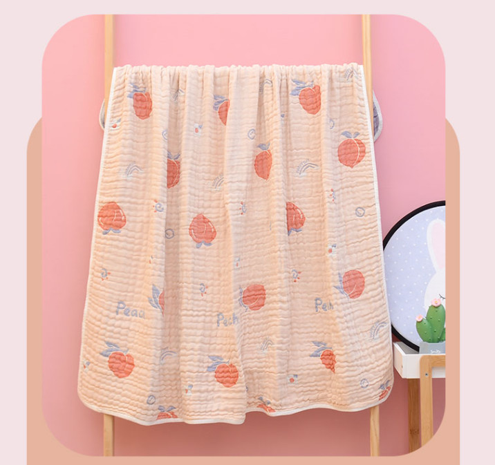 Antibacterial Three Layer Natural Cotton Gauze Fabric For Children Clothing