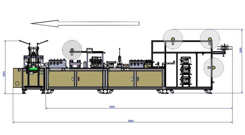 One To One Lip Language Mask Machine 20kw Lip Reading Face Mask Line