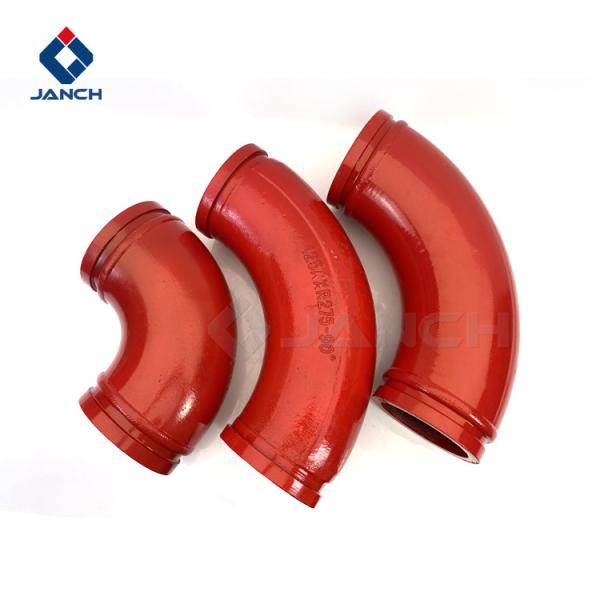 Double Layer Alloy Concrete Pump Elbow For Putzmeister Zoomlion Schwing Concrete