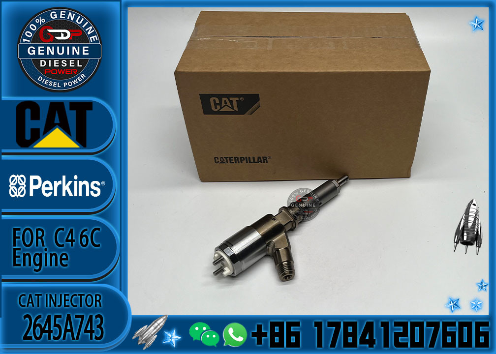 New Diesel Fuel Injectors nozzles 321-0990 2645A743 10R-7668 2645A705 2645A709 injector for Caterpillar C6.6 Perkins 110