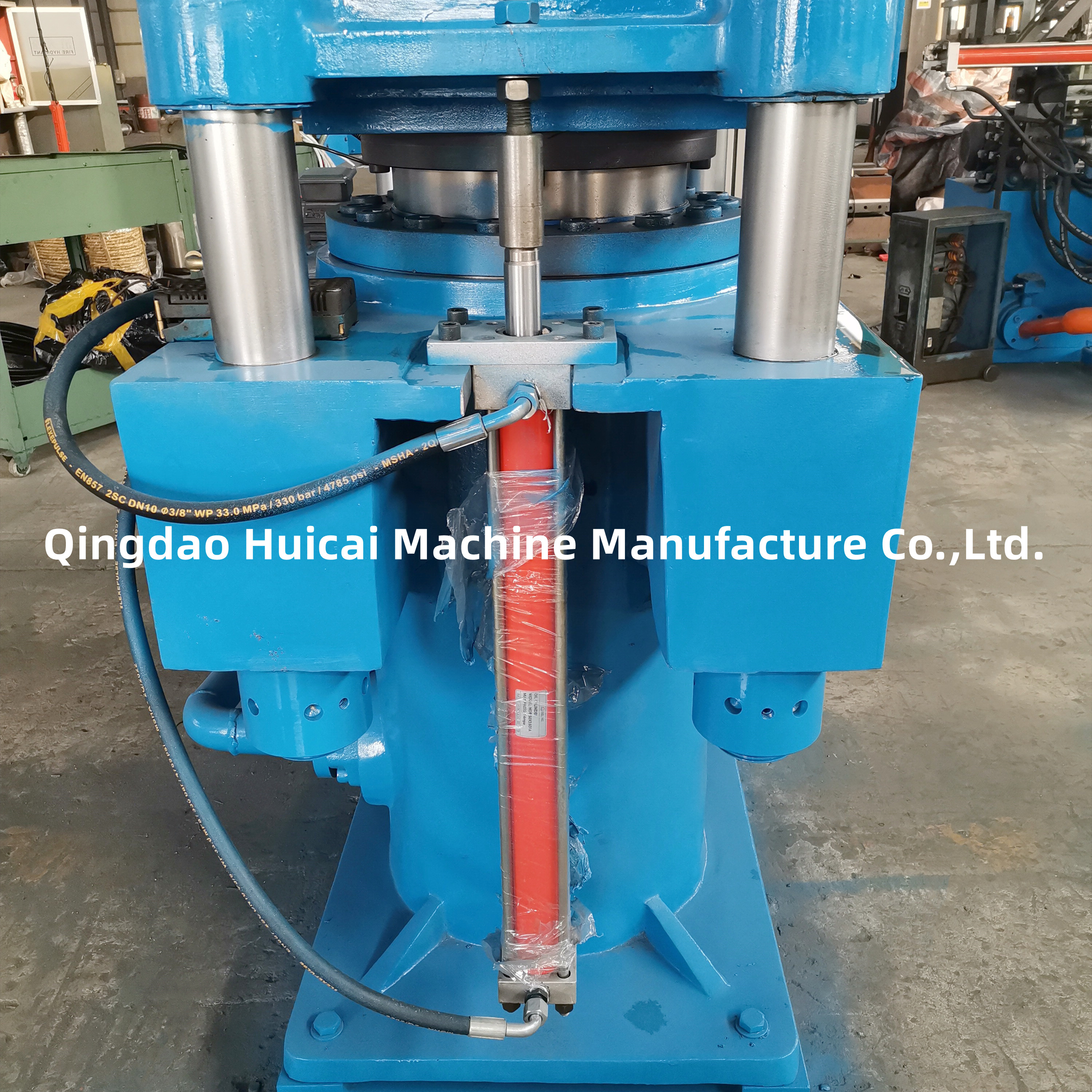 50HZ Voltage Hydraulic Rubber Flat Vulcanizing Press for 1.00MN Molding Efficiency