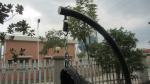 Aluminum Frame Rattan Swing Chair