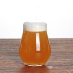 Transparent 400ml 14oz Belgian Stemless Beer Glass