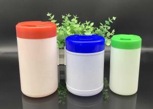Quality HDPE Wet Wipes Buckets ISO9001 Cylinder Wet Wipes Packaging Bottles wholesale