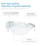 Anti Splash Safety Medical Protective Goggle 38g Breathable