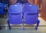 High Back Folding Plastic Stadium Seats For Football Club