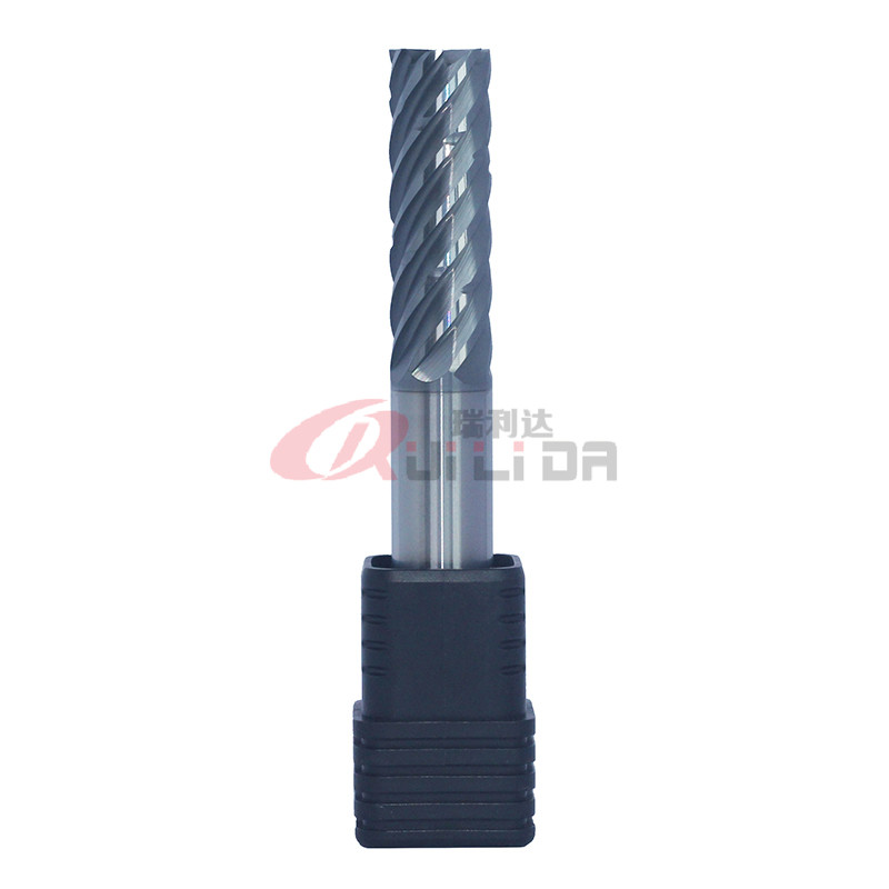 Titanium Steel Milling 7 Flutes End Mill With Chip Splitter