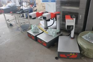 Quality Desktop Mini Fiber Laser Nameplate Marking Machine 20W 30W With Rotary Axis wholesale