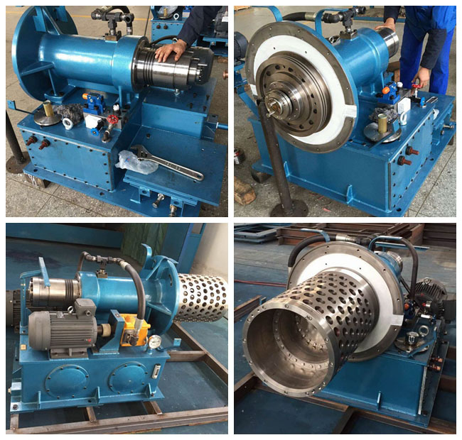 Horizontal 2 Stage Pusher Centrifuge Automatically Continuous Double Drums