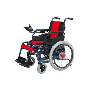 Quality DC220V 50Hz Drive Medical Wheelchairs / Lightweight Electric Folding Wheelchair wholesale