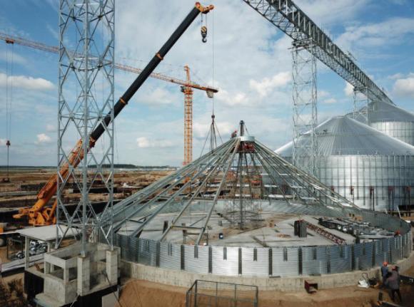 Grain Silo Hydraulic Jacks for Enamel Storage Tank Construction