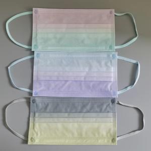 Quality 3ply Disposable Face Mask Elastic Ear Loop Colorful 3.5mm 5mm wholesale