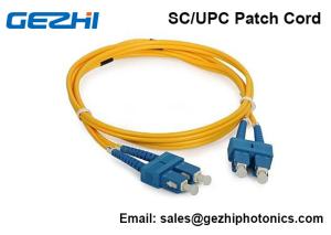 Quality 3D Passed Optical Fiber Patch Cables SC / UPC - SC / UPC Single Mode Jumper Cord wholesale