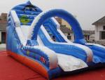Large Commercial Inflatable Water Slides For Adults Fireproof PVC Material Made