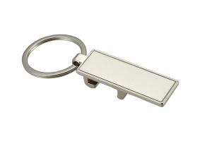 Quality Laser Engraving Metal Bottle Opener Rectangle Multifunction Keychain wholesale