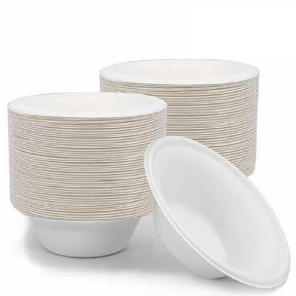 Restaurants Eco Sustainable Biodegradable Compostable Sugarcane Bagasse Bowl