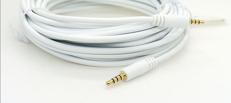 3.5mm Male to Male Female Stereo AUX 3 Poles TRS 4 Poles TRRS Mono Jack Microphone Patch Audio Extension Cable