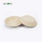 Varnishing sugarcane bagasse food container Disposable Round shape 175mm