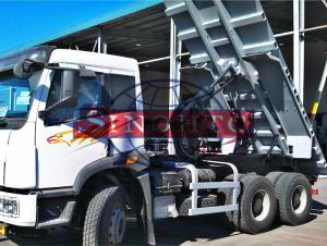 China 20 Tons Construction Dump Truck , Earthmoving 6x4 Driving Type Automatic Dump Truck on sale