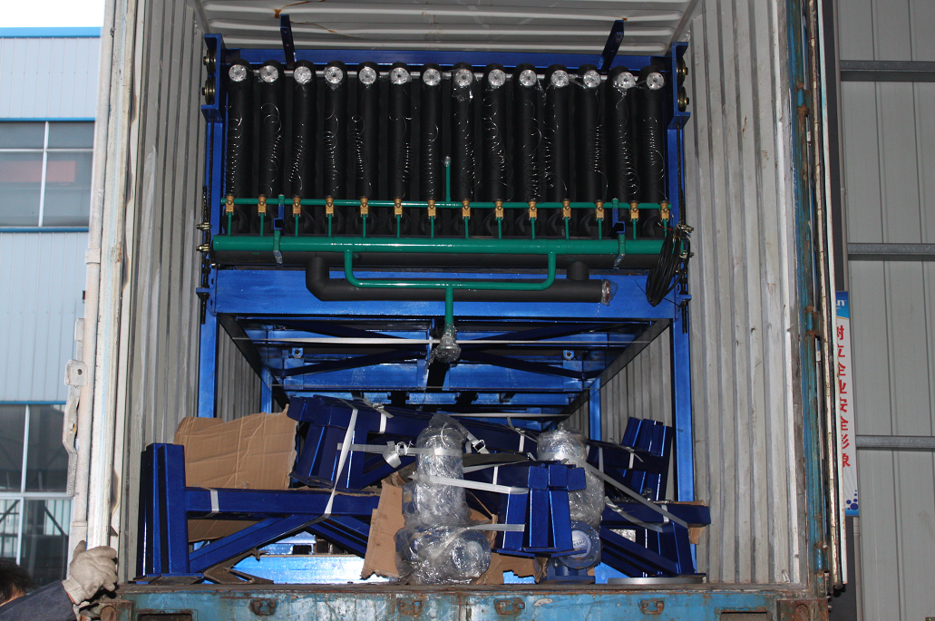 4800*1000*2250mm Industrial Ice Production Machinery with 25 Ton Direct Refrigeration