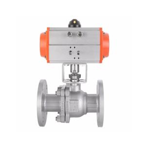 Quality Straight Through Type High Platform 304 316 Stainless Steel Flange Ball Valve ISO 9001 wholesale