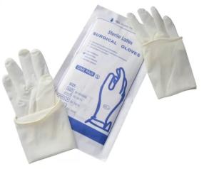 Quality Medical Examination Disposable Sterile Gloves Smooth Surface Resisting Acid wholesale