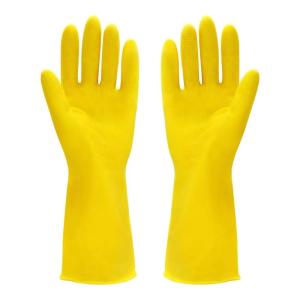Quality 32CM Latex Household Glove Cleaning Bowl Unflocked Lining Latex Gloves Chemicals wholesale