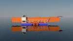 Hyaraulic Propulsion Aquatic Weed Transportation Barge With 45cbm loading