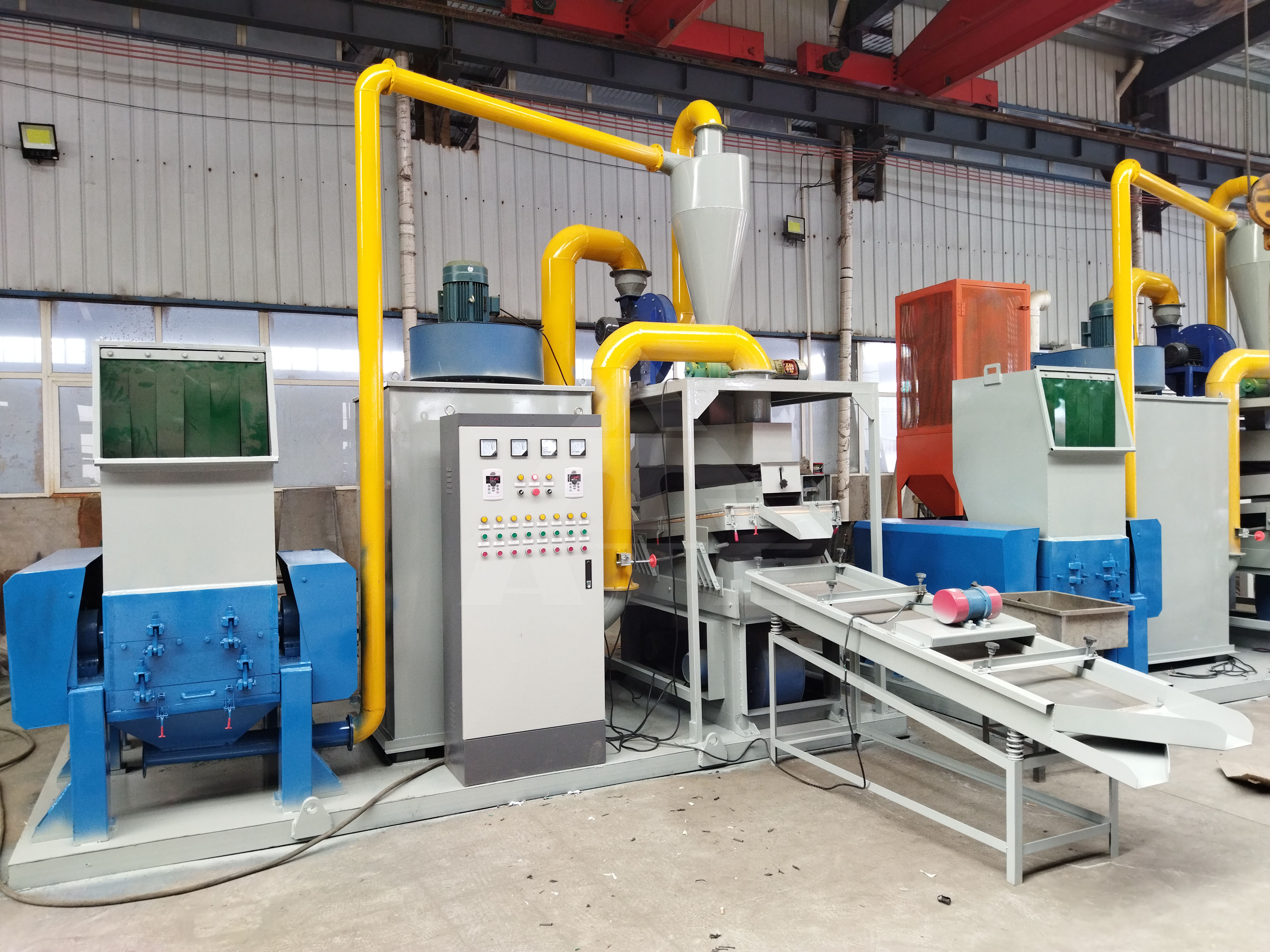 Scrap Copper Wire Separator Machine Copper Cable Granulator Aluminium Wire Recycling Machine