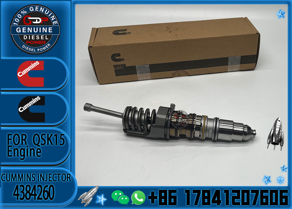 4384260 Cummins ISX QSX X15 diesel engine autoparts Common Rail Injector 4384260
