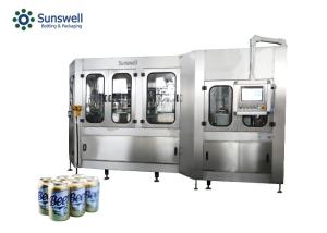 Quality 1000ml Aluminum Beer Canning Line Sanitary Design Can Filling Sealing Machine wholesale